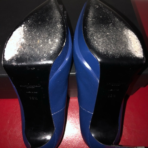 Cobalt Blue Saint Laurent Pumps - Picture 5 of 8